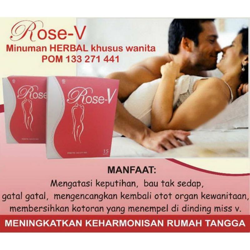 Rose V Hebal Natural Herbal Asli Original NASA Merapatkan MIss V Original Nasa [BISA COD]