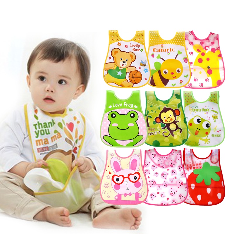 HIPPO LAND  Slabber bayi Eva/baby bibs/ Celemek EVA Bayi 4