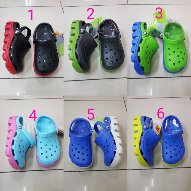 Crocs duet sport anak junior.