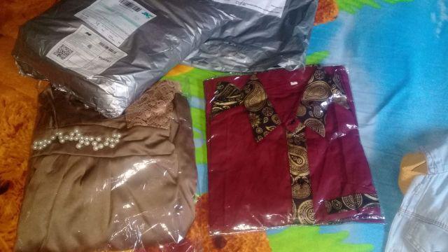 Baju Batik Kombinasi Kemeja Batik Kombinasi Motif Kiong Warna Marron Navy Hitam Size M L Xl Xxl Cod
