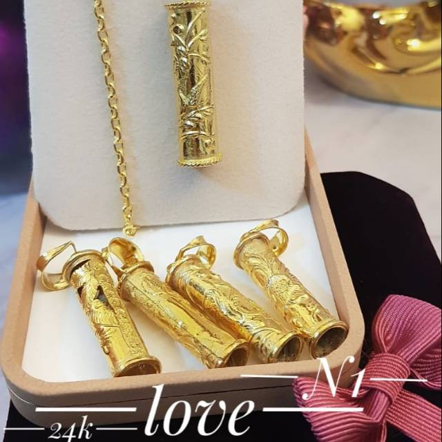 Xuping kalung lapis emas 24k