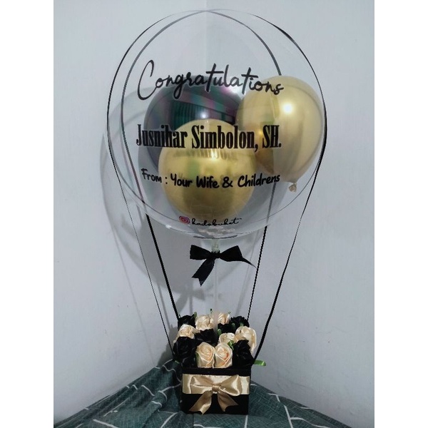 {ready} Buket wisuda Balon Graduation