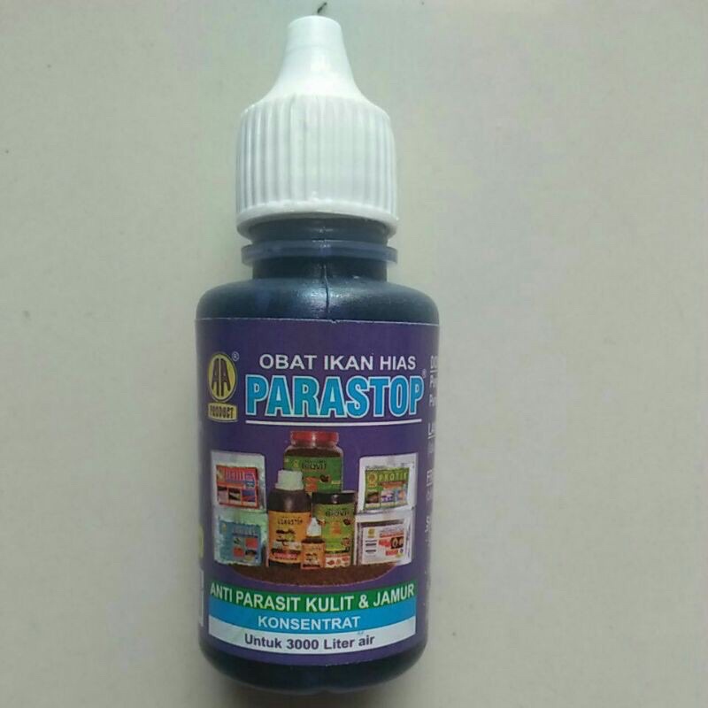 PARASTOP obat ikan hias anti parasit kulit dan jamur 30 ml