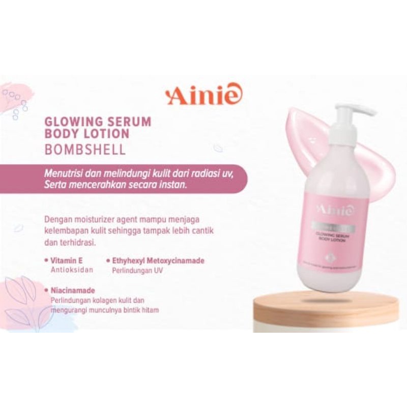 Ainie Glowing Serum handbody lotion 300g