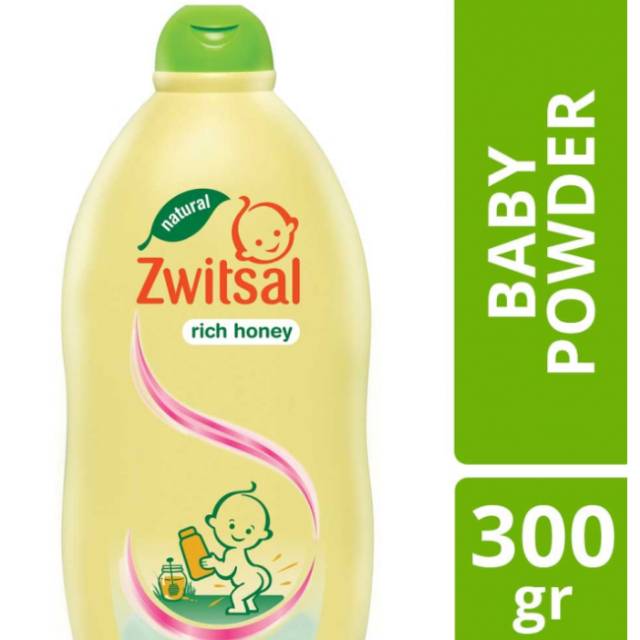 Zwitsal Natural Baby Powder Milk &amp; Honey - 300gr (BEDAK)