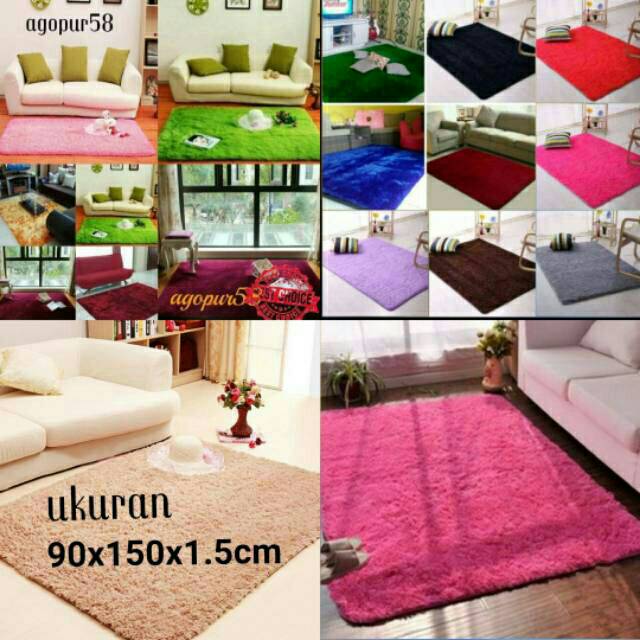 KARPET BULU/TIKAR BULU UKURAN 90x150