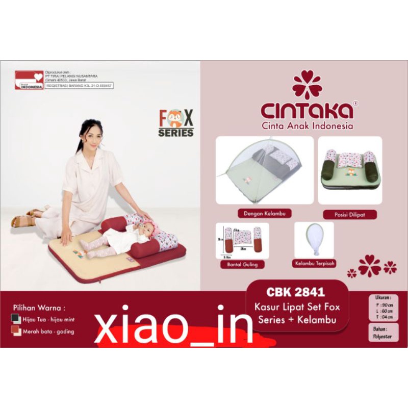 Chintaka CBK2841 Kasur lipat set + kelambu seri fox