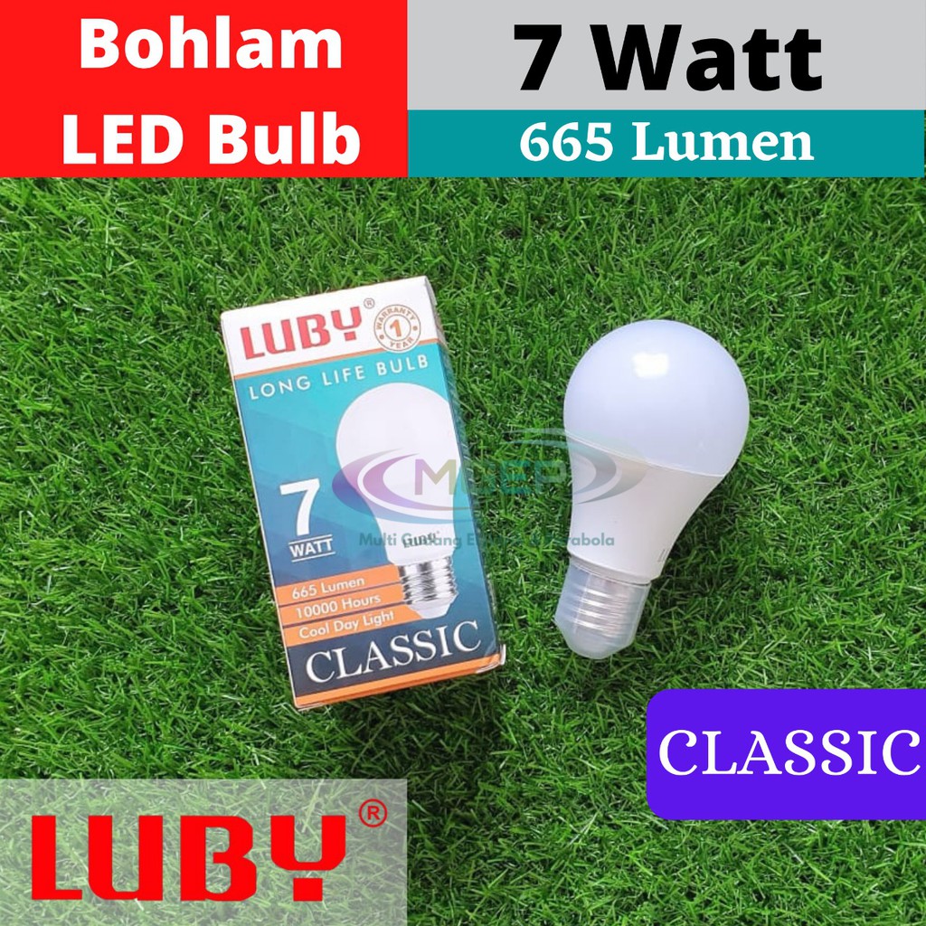 Lampu Bohlam Luby Classic LED 7 Watt LED Bulb