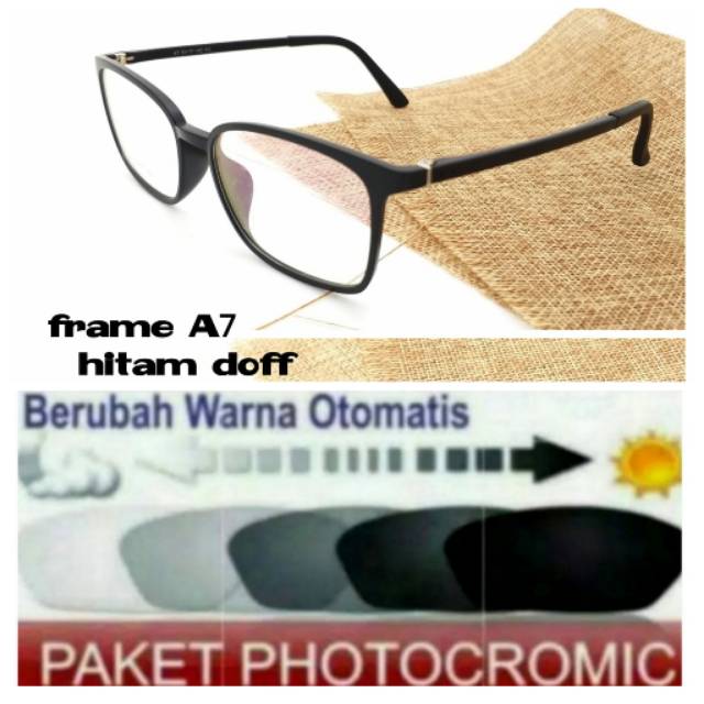 Frame Kacamata Anti UV &amp; Photocromic, Kaca mata Minus, Kacamata Plus, Kaca mata Trendy, Kacamata New