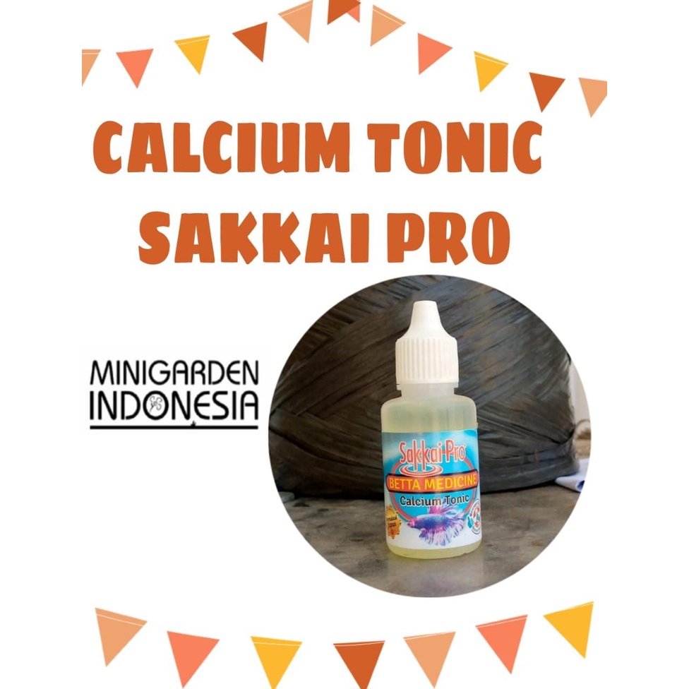 CALCIUM TONIC SAKKAI PRO OBAT IKAN HIAS CUPANG VITAMIN KALSIUM TULANG