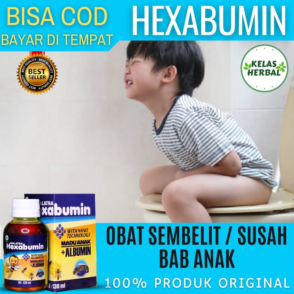 Obat Sembelit Anak Susah BAB - Susah Buang Air Besar, Sakit Perut, BAB Keras, BAB Tidak Lancar, Pela