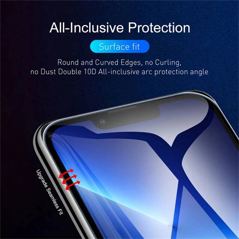 2in1 Pelindung Layar Hydrogel Film Untuk iPhone 13 12 11 Pro Max Mini X XR XS Max 7 8 6 6s Plus SE 2020 2022