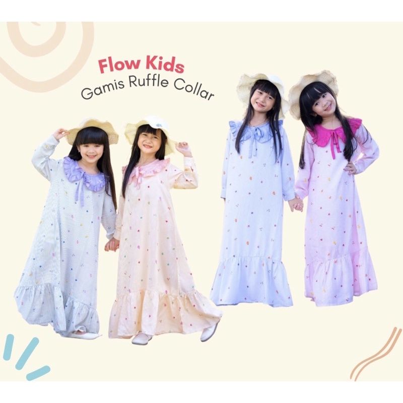 Gamis Ruffle Flowkids
