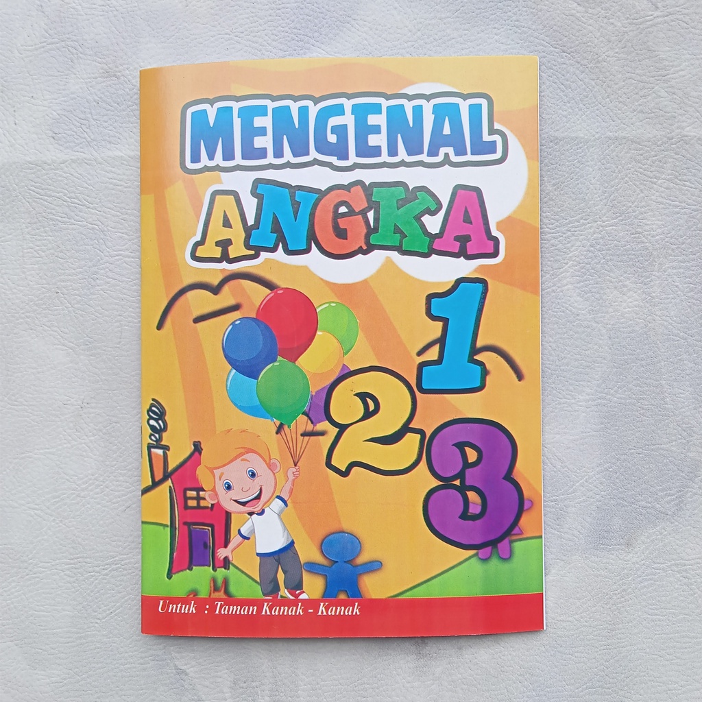 Buku Tk Paud  Membaca Huruf Angka Dasar