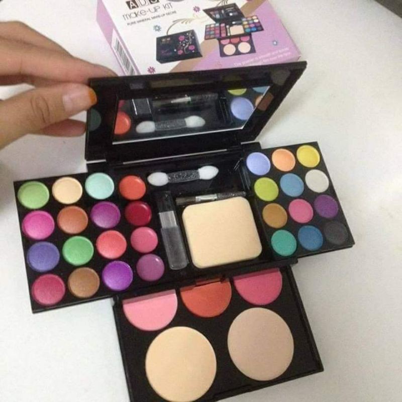ADS 24 warna Make Up Kit color palette Rose Make Up Set