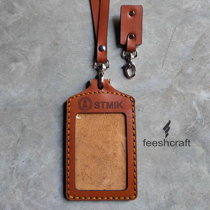 

[[COD]] Name Tag Kulit Card Holder Custom NEW Kode 1045