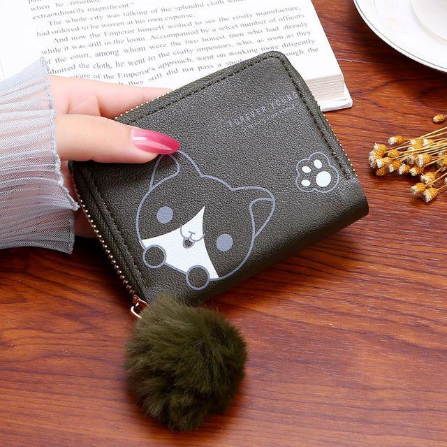 EV -  D28 DOMPET KELLY BELLY DOMPET MINI  WANITA  REAL PICT IMPORT-Hijau army