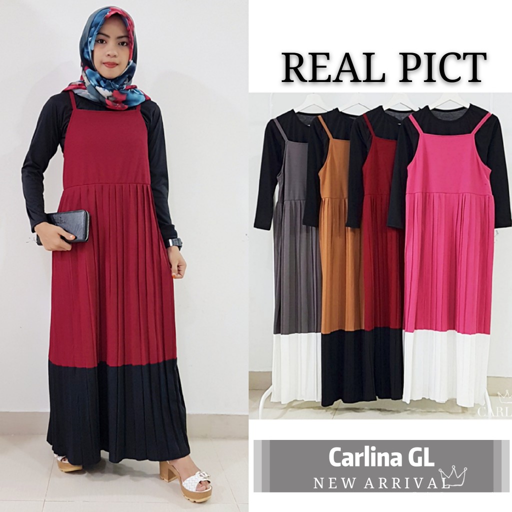 TISHA OVERALL PLISKET DAPAT INNER #CARLINA