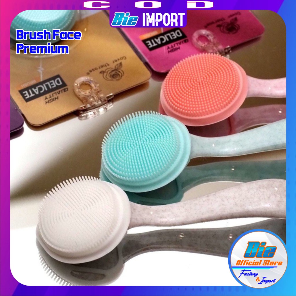 Facial Brush Face Premium / Silikon Pembersih Wajah Impor Best Seller