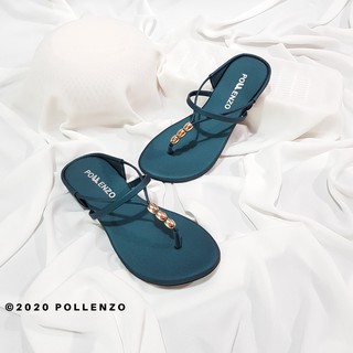 Pollenzo Teplek  Sandal  Wanita  Jepit Mutiara END 001 