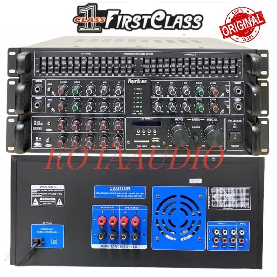 Amplifier Audio Firstclass FC A4300 / FCA 4300 / FCA4300 First Class