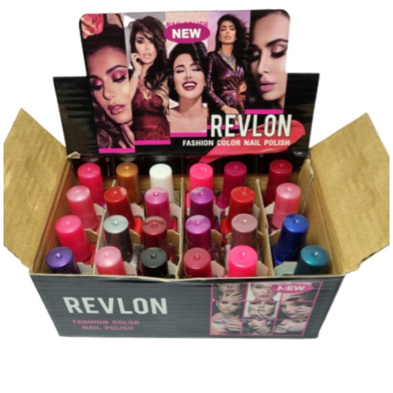 [24 pcs] KUTEK REVLON FASHION COLOR NAIL POLISH