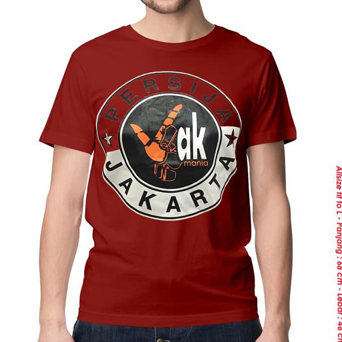 Murah Kaos Baju Distro Bola - Persija Merah Putih Red