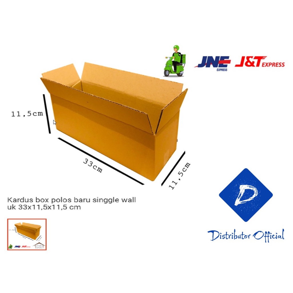 

Packing Box Pulp Polos Dus ukuran 330x115x115