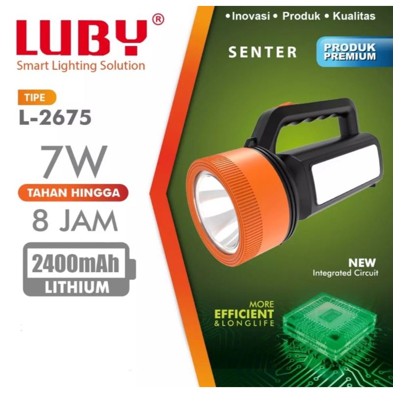 Senter Luby 2675 7 Watt / Luby L-2675 / L 2675 B