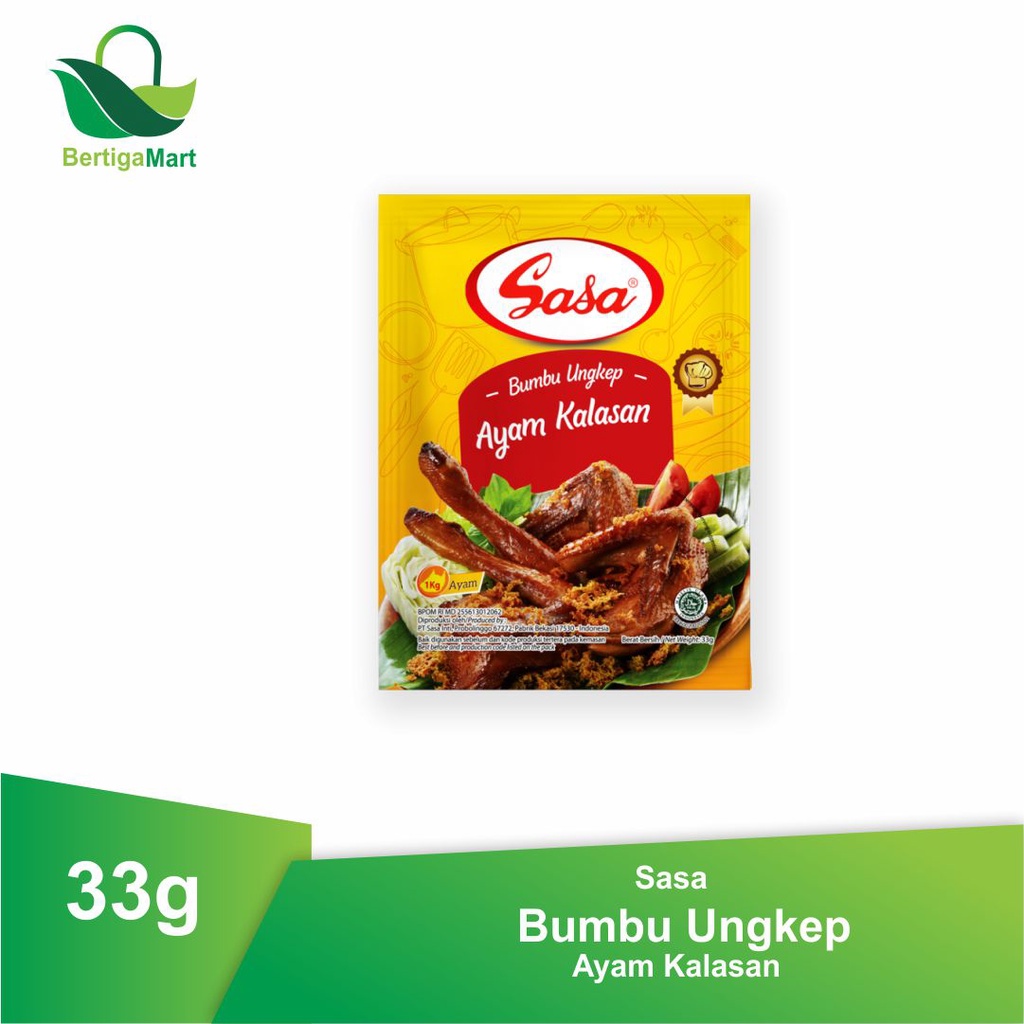 

Sasa Bumbu Ungkep Ayam Kalasan 33 gr