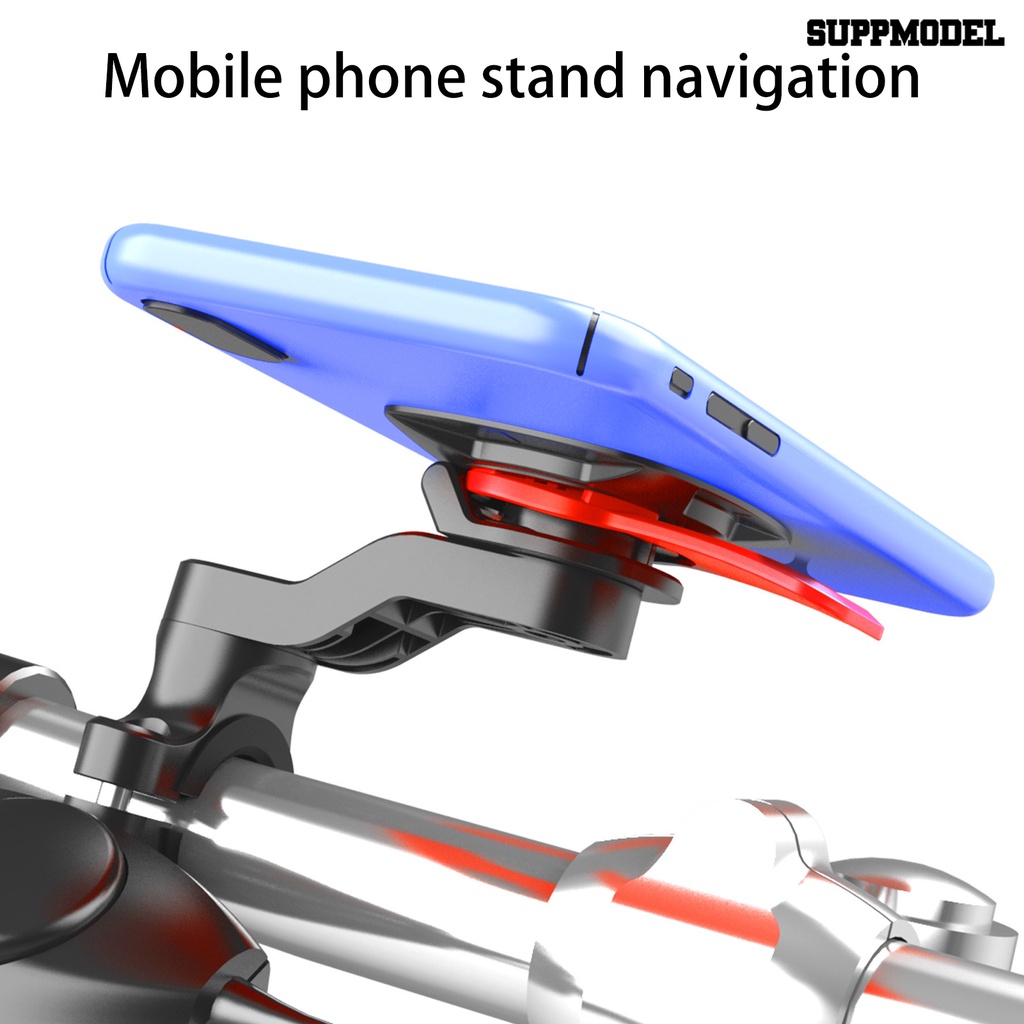 Sdl 1 Set Bracket Holder Handphone Stabil Bahan ABS Shockproof Untuk Sepeda
