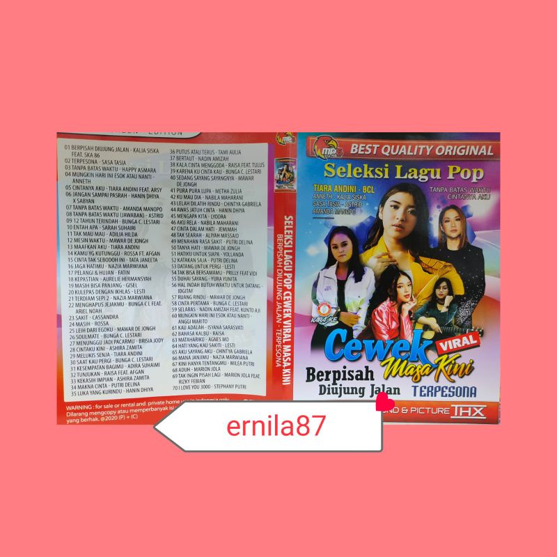 Kaset Lagu : Seleksi Lagu Pop Indo