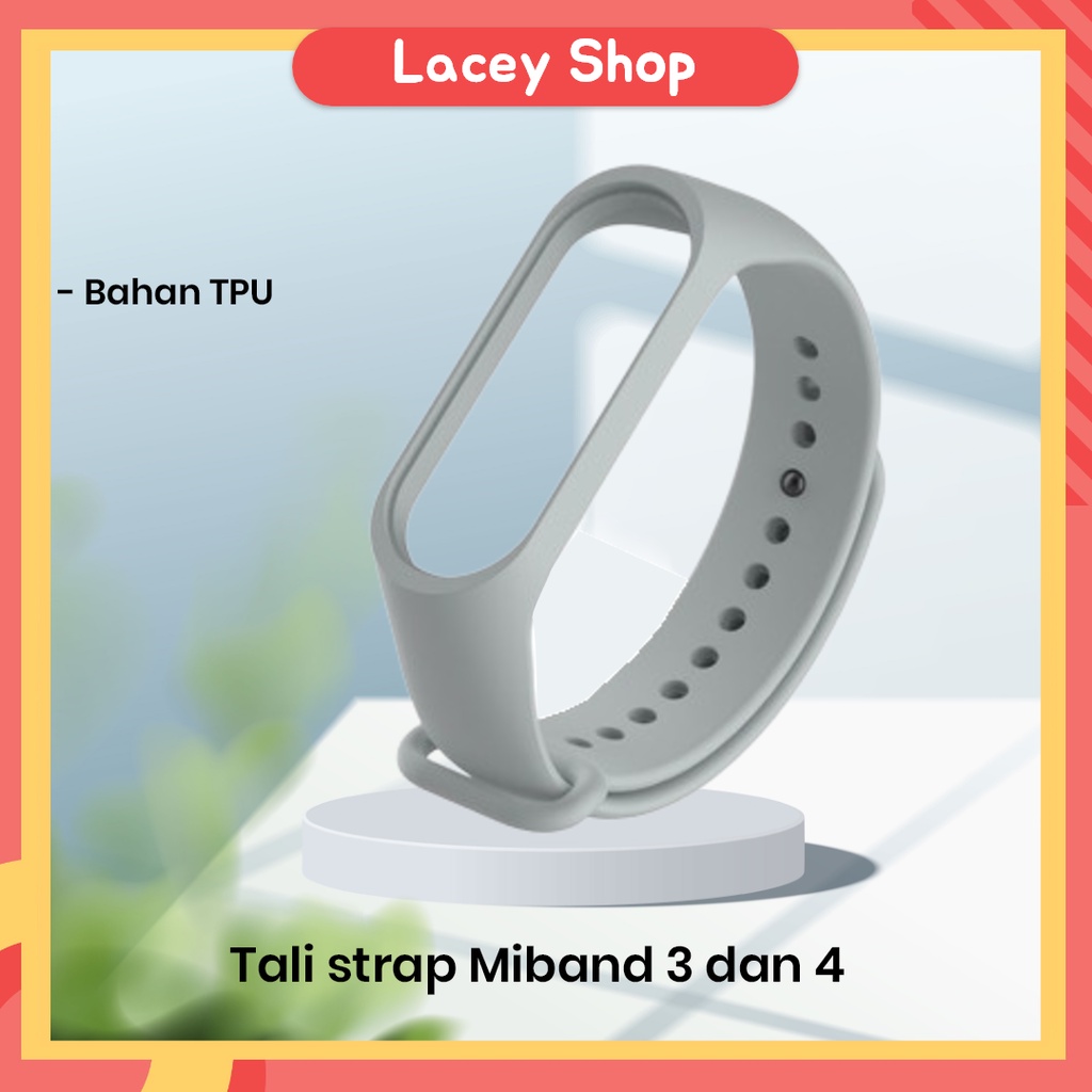 Strap Xiaomi Miband 3/4/5/6 Silikon Karet Replacement Strap MULTI COLOR