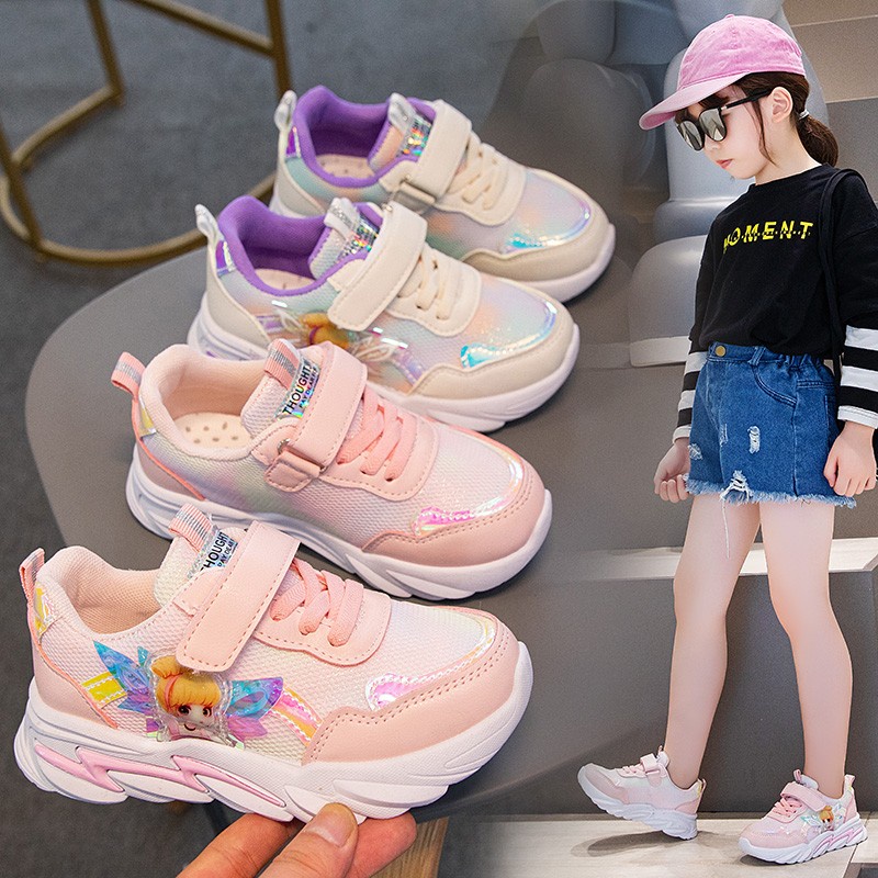 GalleryKecil Sepatu sneakers anak perempuan cewek impor model terbaru 31(free box)