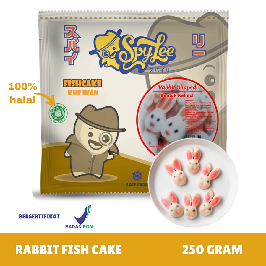 

N Spylee Bakso Ikan Bentuk Kelinci / Rabbit (Isi 30-33/500Gr) Premium Frozen Food
