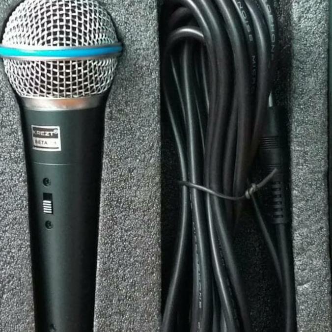 READY COD ORIGINAL Mic Krezt BETA 58 koper + switch / MIC KABEL KREZT BETA58 ORIGINAL