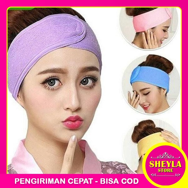 Bandana Bando Facial/ Bandana Mandi Cuci Muka / Handuk Facial Ikat Kepala / TV-46