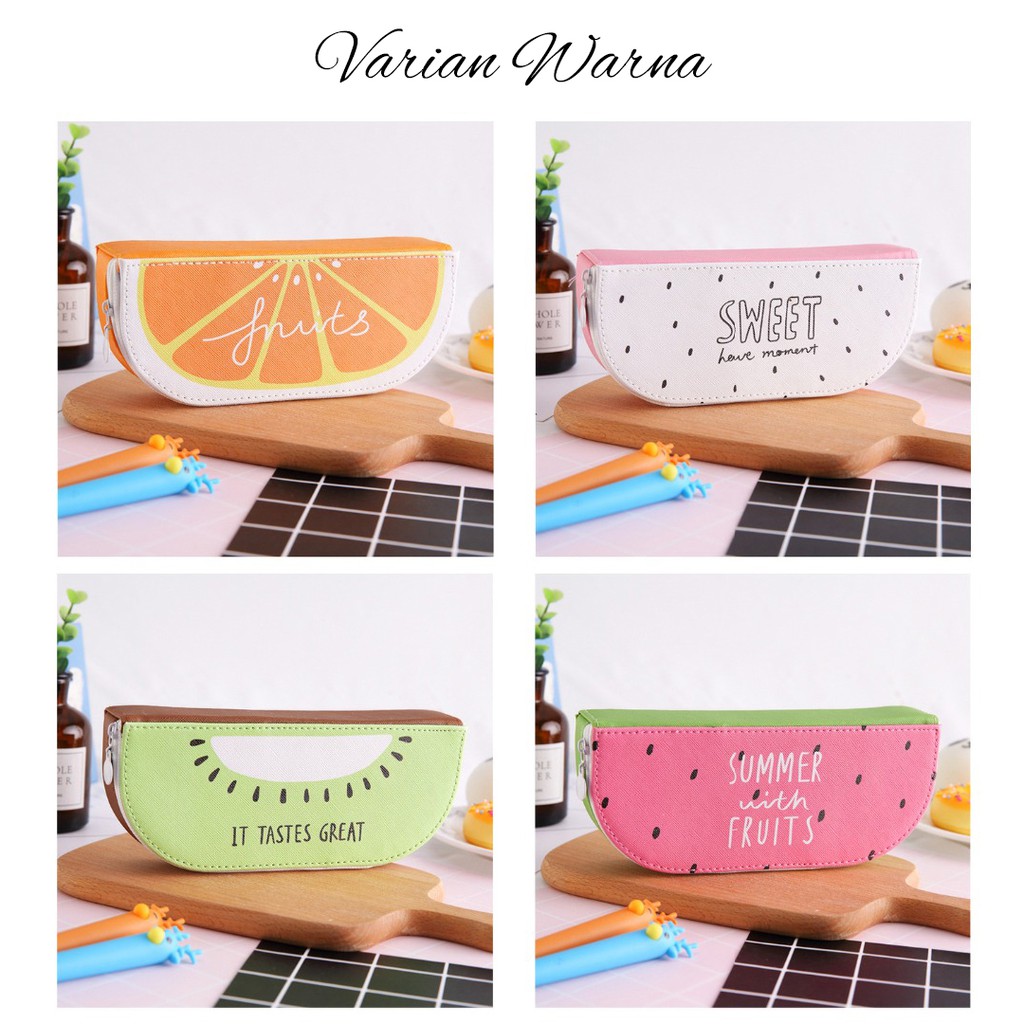 

Kawaii Fruit Glue Pencil Case