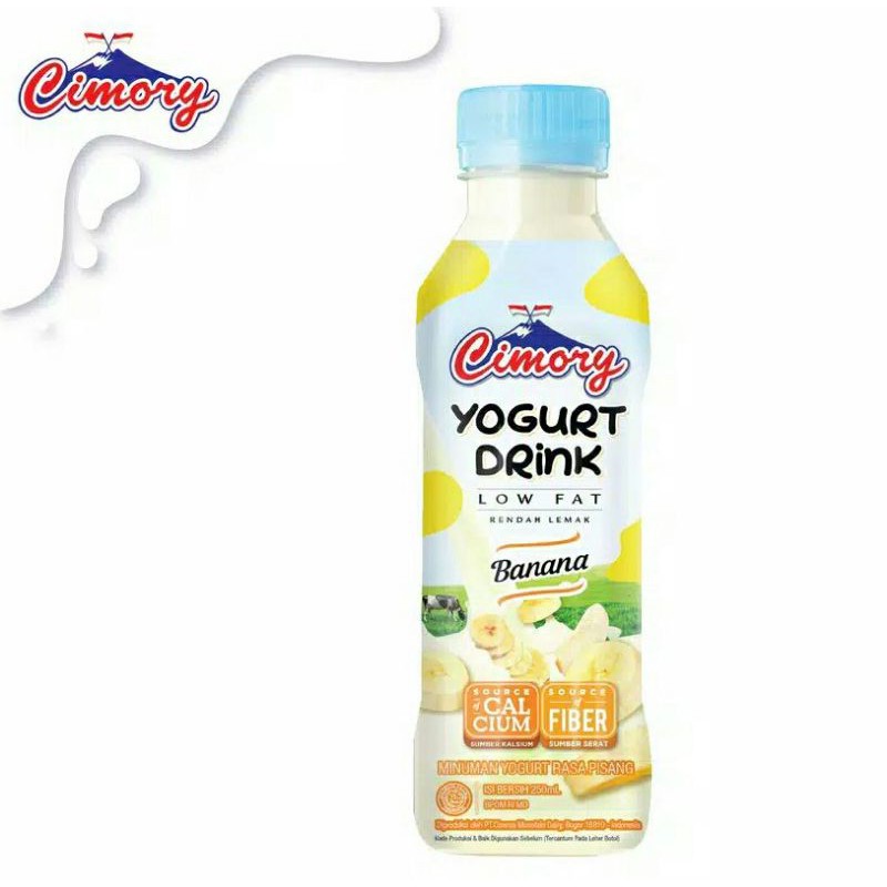 

Cimory Yogurt Drink 250ml Low Fat Banana/Botol