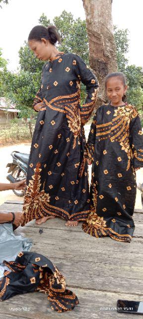 Batik Couple Keluarga Sania Ruffle Ori Ndoro Jowi Dnt Baju Couple Candi