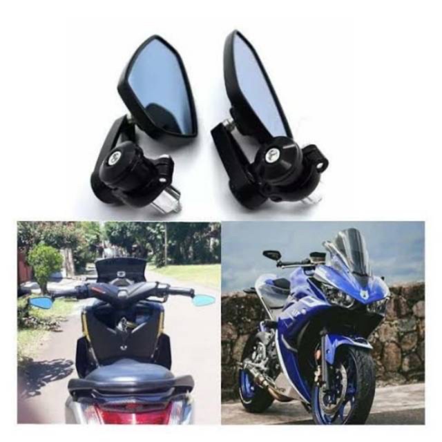 SPION JALU OVAL UNIVERSAL KACA BENING HARGA SEPASANG