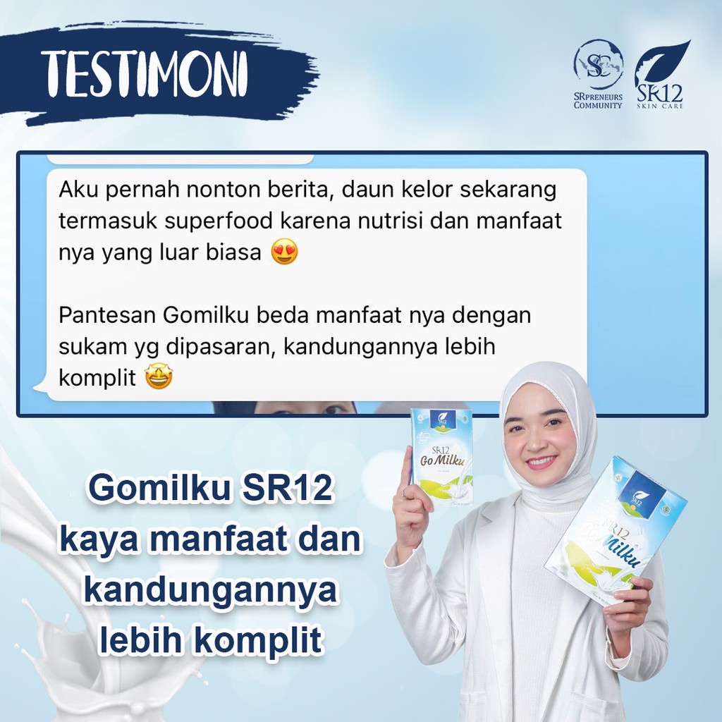 GO MILKU SUSU SR12 ETAWA HALAL TERBAIK / SUSU KAMBING GOMILKU KUALITAS PREMIUM / GOAT MILK SUSU BUBUK BPOM / SUSU KAMBING MENINGKATKAN KESEHATAN &amp; IMUN TUBUH / SUSU PROGRAM KEHAMILAN / ASI BOOSTER / SUSU KESEHATAN &amp; MEMBANTU MENYEMBUHKAN BERBAGAI PENYAKIT