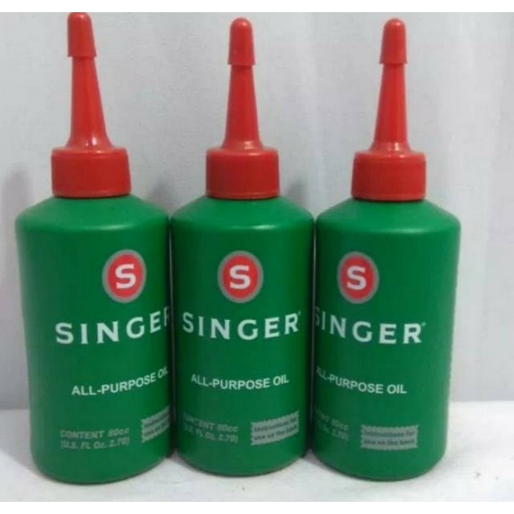 COD / 1 BOTOL Minyak Mesin Singer 80 ML Pelumas Mesin Jahit Original Minyak Singer