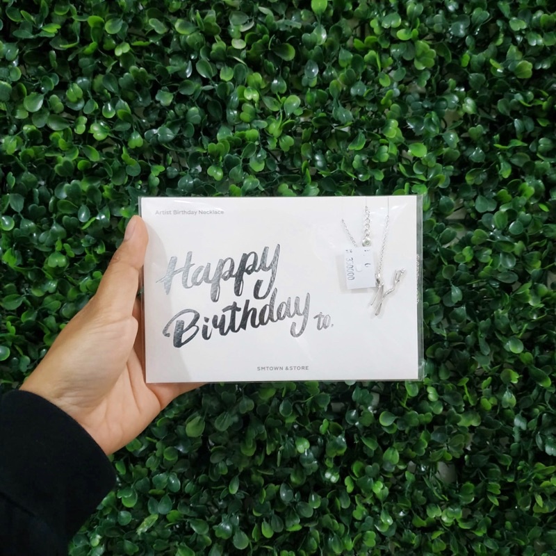 [ OFFICIAL ] SM BIRTHDAY NECKLACE