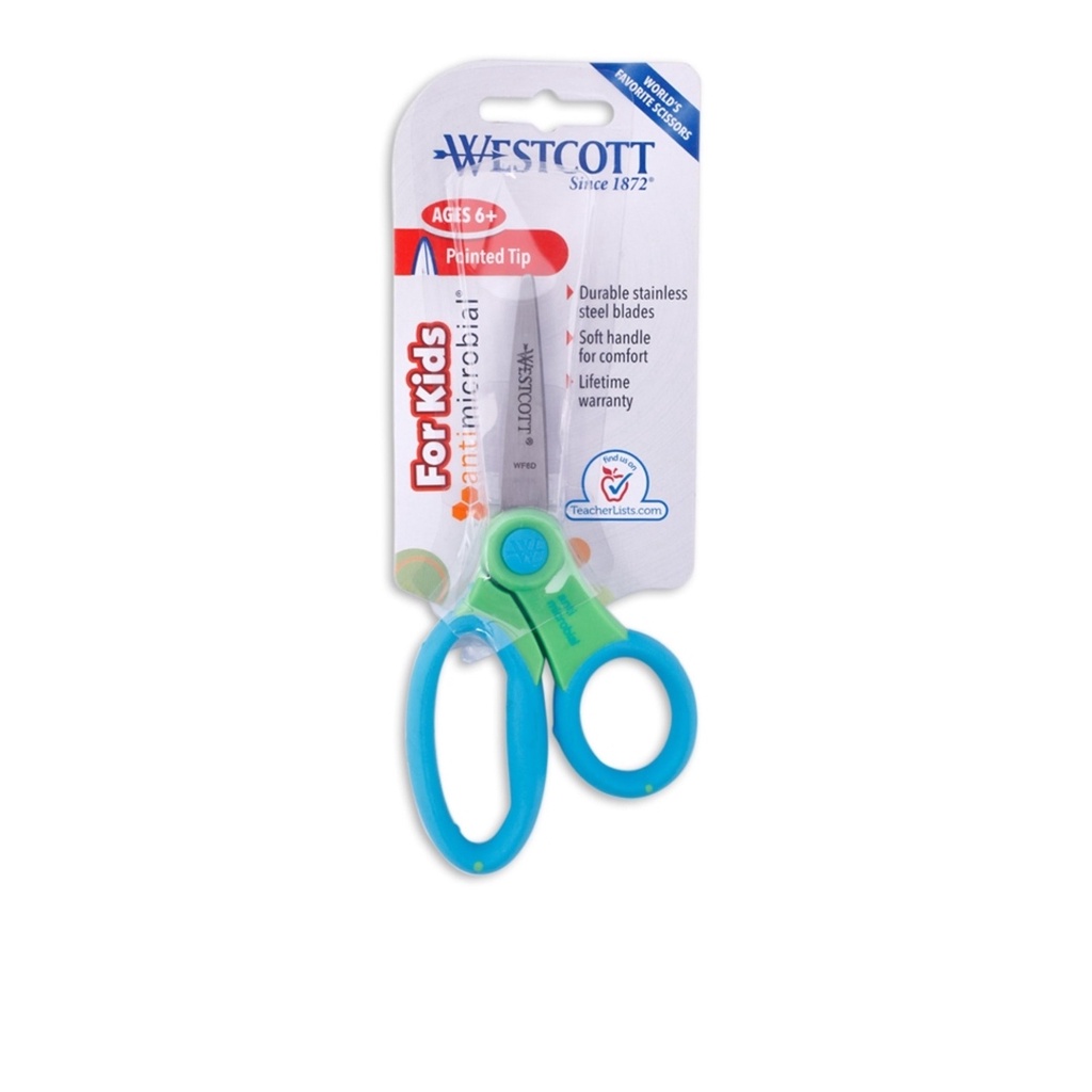 

Gunting Anti Microbial Westcott For Kids Scissors Soft Handle Isi 1