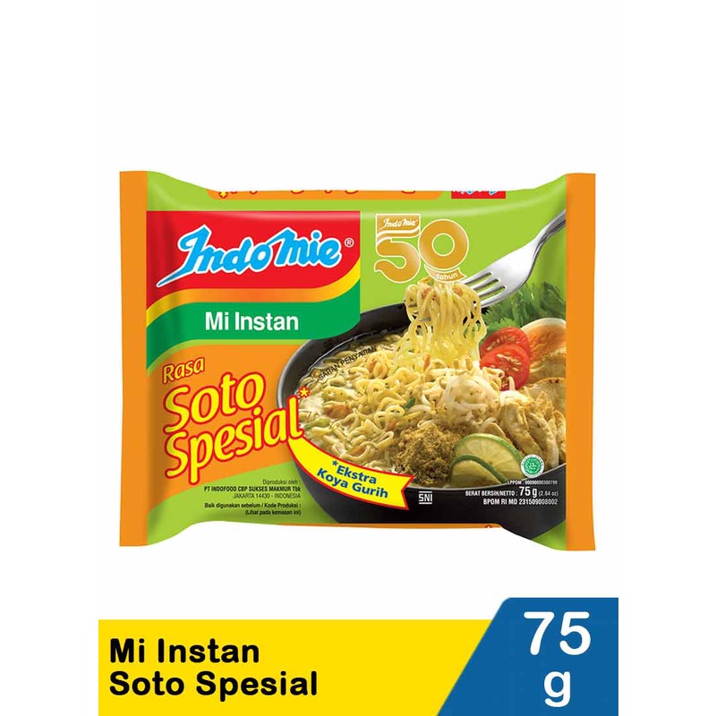 

Indomie Mie Kuah Instan Rasa Soto Spesial