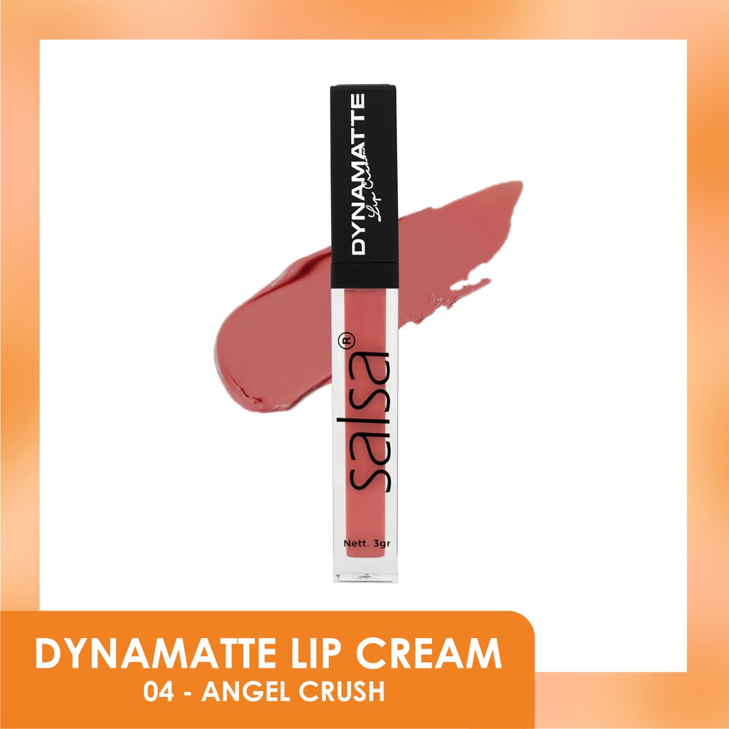 Salsa Dynamatte Lip Cream 5Gr | Long Lasting Matte Lip Cream BPOM | Make Up Salsa Original