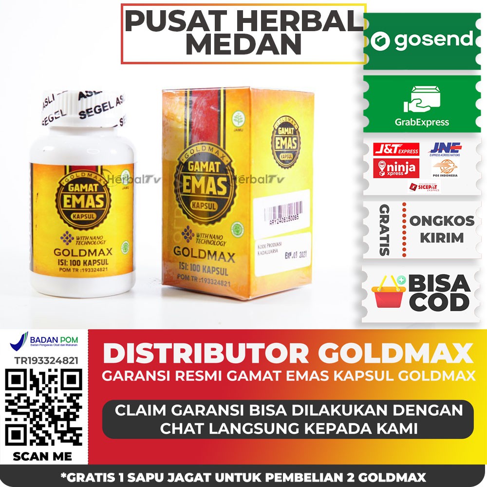 gamat kapsul medan - herbal ekstrak teripang emas, varian kapsul jelly gamat - Goldmax Gamat Emas