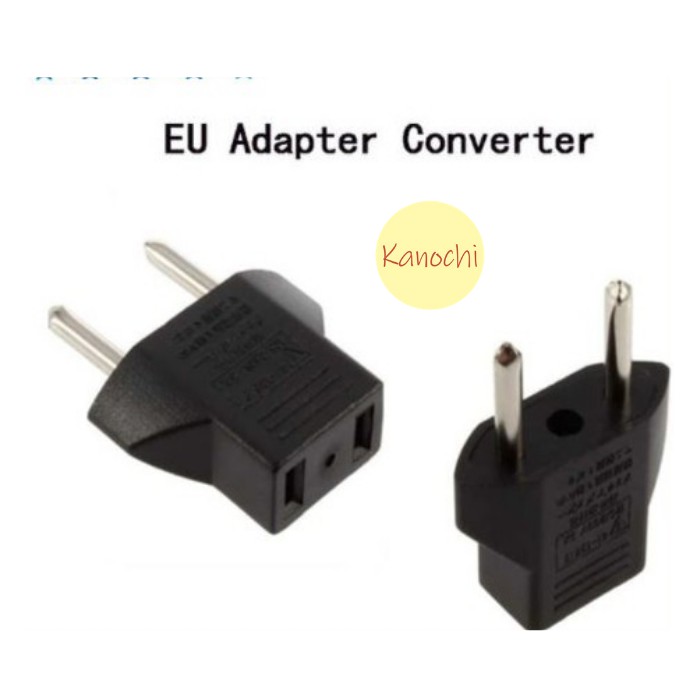 Over Steker Adaptor Colokan sambungan Listrik Gepeng ke Bulat