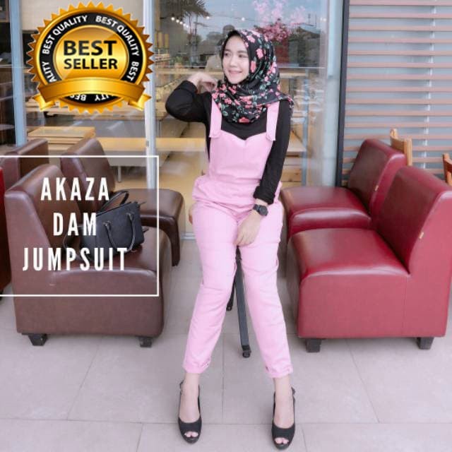 TERBARU       CELANA KODOK WANITA / BAJU KEKINIAN AKAZA JUMSUIT /JAMPSUIT HIJAB